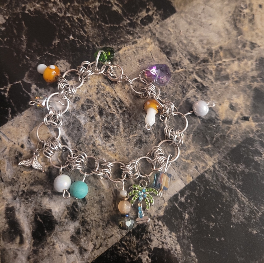 Hand made charm bracelet
